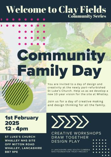 Clay Fields formerly known as Calderstones site  invite you to a family day.