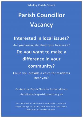 Are you interested in local issues?  Are you passionate about your local area?  Do you want to make a difference in your community?  Could you provide a voice for residents near you?